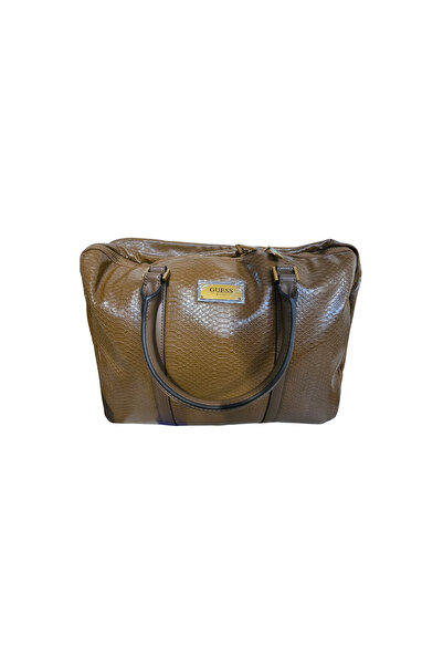 Guess , Guess, Polyurethane, Textile Bag, Laptop Compartiment, Brown, HMEVEN, For Men, 28 x 38 ...