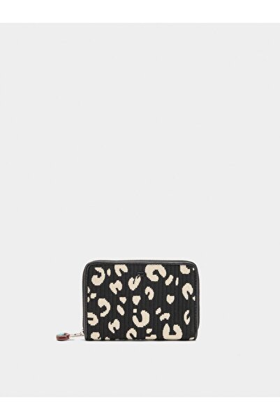 PARFOIS Hayvan desenli ve Jakarlı File Cüzdan