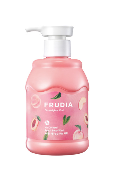 FRUDIA Delicate with fruits, peach, cleansing, shower gel, 350 ml