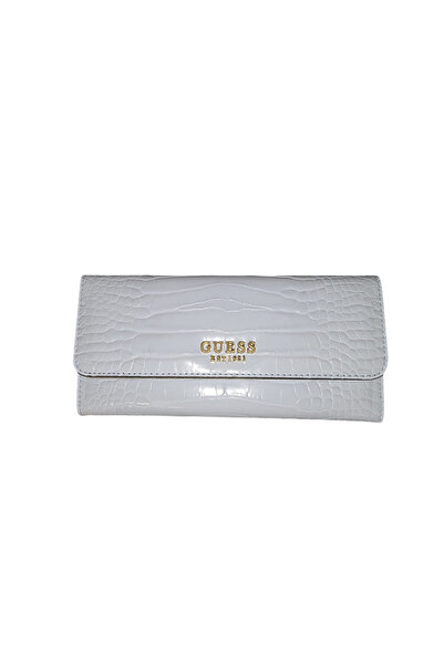 Guess Guess, Laurel, Textile Wallet, SLG Large Zip, SWCA8500500POD, Pale Cloud, For Women