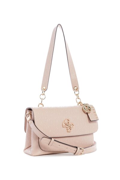 Guess Cathleen, Textile bag, Shoulder bag, Bright red, For women