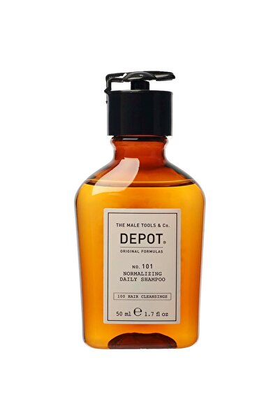 DEPOT , 100 Hair Cleansing No. 101, Botanical Complex, Hair Shampoo, Normalizing, 50 ml