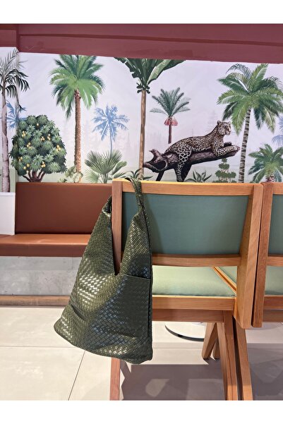 FirstRoseStore Bombelli Haki Omuz Çantası