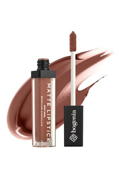 Bogenia أحمر شفاه سائل من البوجينيا، 024 شوكولاتة برازيلية