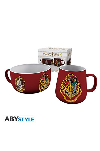 ABYstyle HARRY POTTER - Breakfast Set Mug + Bowl - Crests - Kahvaltı Seti - B...