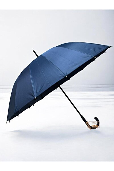 Atölye Ham 16 Telli Premium Unisex Lüx Kaliteli Bastonlu Protokol Şemsiye