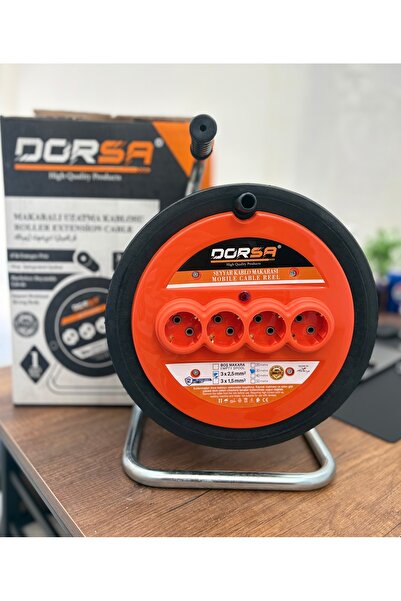 Dorsa MAKARALI UZATMA KABLOSU 3x2.5 MM MAKARALI KABLO 20 METRE