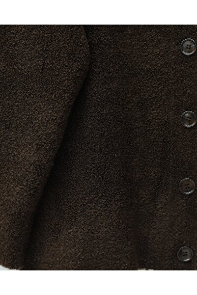 Modamorfo Buttoned Casual Knit Cardigan -K. Brown