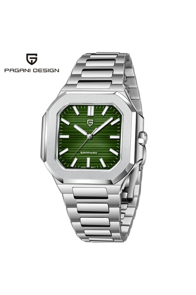 Pagani design PD-YS019 Erkek 37mm Japon VH31 Kronograf Kuvars Saat Safir Kris...