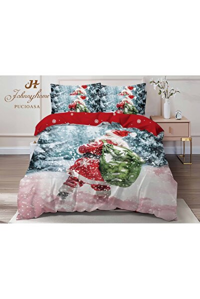 OEM Christmas bedding set, Finet, 6 pieces, 2 persons, 230x250cm, multicolor