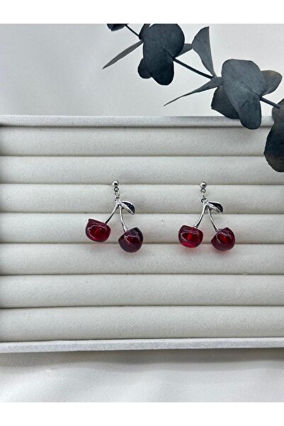 Tudivanyu Aksesuar Cherry Model Dangle Women's Earrings