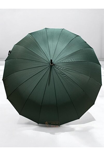 Atölye Ham 16 Telli Premium Unisex Lüx Kaliteli Bastonlu Protokol Şemsiye