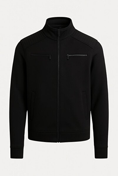 CLASSİCS MEN Xavir Large Size Men's Zippered Transitional Jacket - 7451