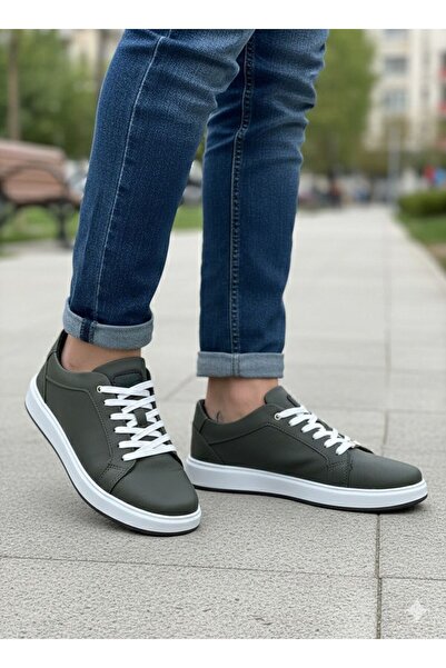 rungo حذاء رياضي رجالي خفيف الوزن ومريح برباط من سكرويل