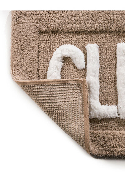 LC Waikiki Sparkling Selections from Shining Store | Text Embroidered Bath Mat 50X80 cm