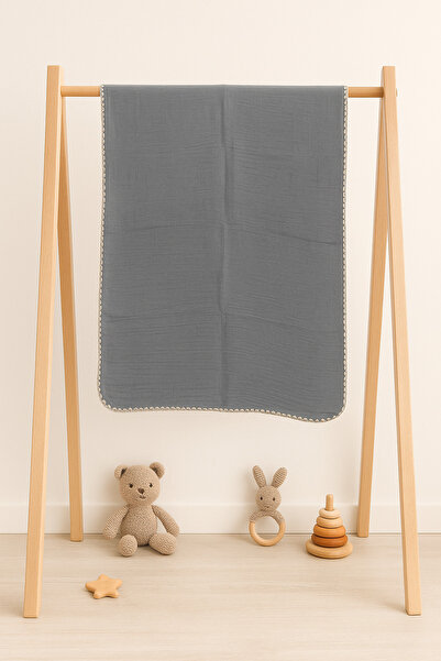 canmana kids&baby بطانية من القطن الموسلين بنسبة 100% للأطفال حديثي الولادة