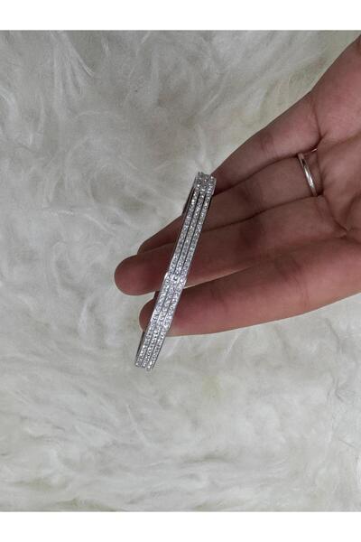 Eşarpevi Full taşlı Çelik kelepçe