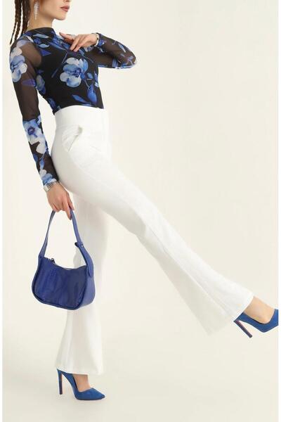 amurpars High Waist Recovery Spanish Leg Trousers