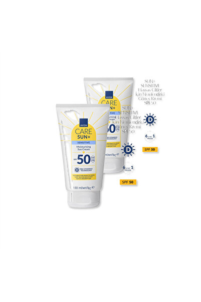 AVON Care Sun+ Sensitive Protect Moisturising Sun Cream SPF50 - 150ml İkili Set