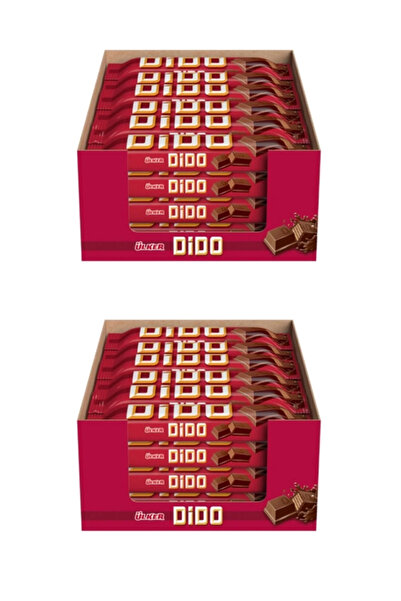 Ülker Dido Milk Chocolate Wafer 35g X 48 Pieces – Crispy Wafer, Intense Milk Chocolate Delight