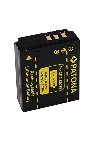 Patona Baterie CGA-S007, 1000 mAh, pentru Panasonic Lumix DMC-TZ1/TZ2/TZ3/TZ4...