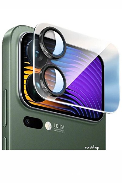 corcishop Xiaomi 17 Pro Uyumlu Kamera Koruyucu Lens Temperli Cam Kamera Çevre...