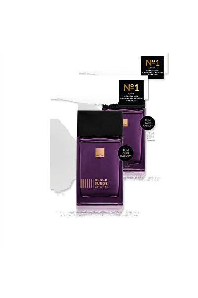 AVON Black Suede Charm EDT - 100ml İkili Set