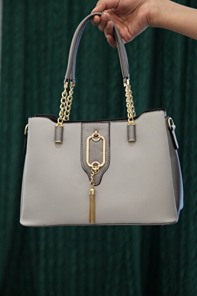 ZİVORA Γυναικεία τσάντα ώμου 4 τμημάτων με χρυσά αξεσουάρ - Σταυρός λουράκι