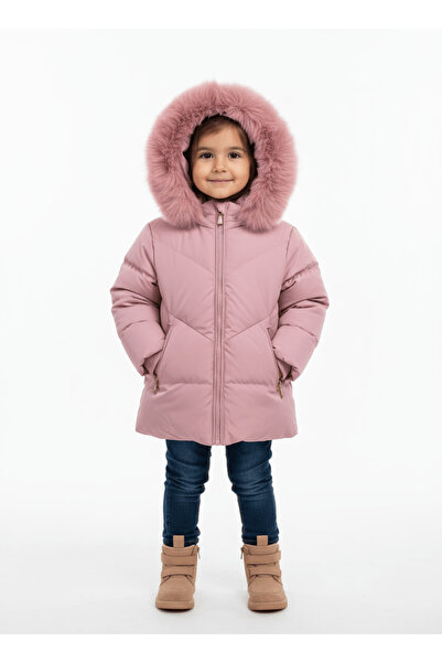 KidsMagazin Thick pink jacket for girls 1-5 years