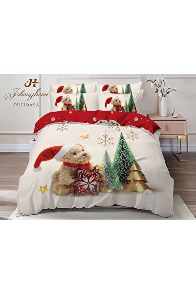 OEM Christmas bedding set, Finet, 6 pieces, 2 persons, 230x250cm, multicolor