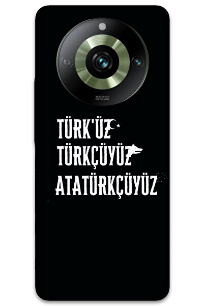 MRCİLETİSİM غطاء خلفي لهاتف Realme 11 Pro Plus بنمط HD مطبوع - تركي