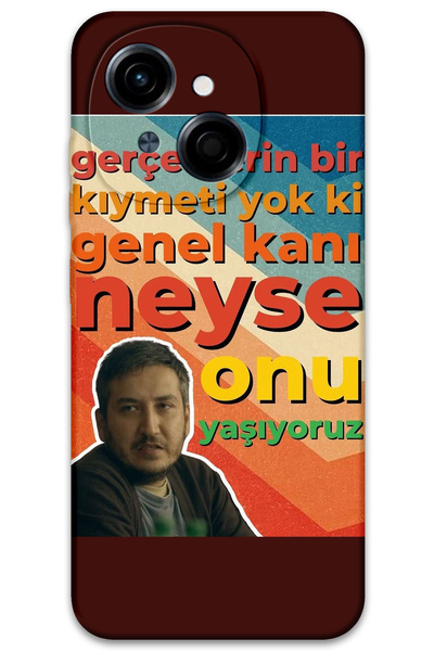 MRCİLETİSİM غطاء خلفي لهاتف Tecno Spark Go 1 2025 بنمط HD مطبوع - عام كاني