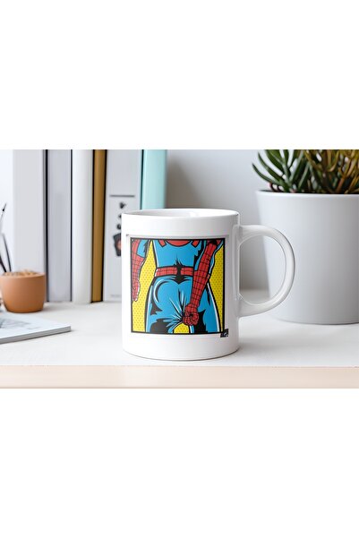 Beramussa كوب سوبرمان المضحك – تصميم مرح على طراز الرسوم المتحركة الفنية – خا...