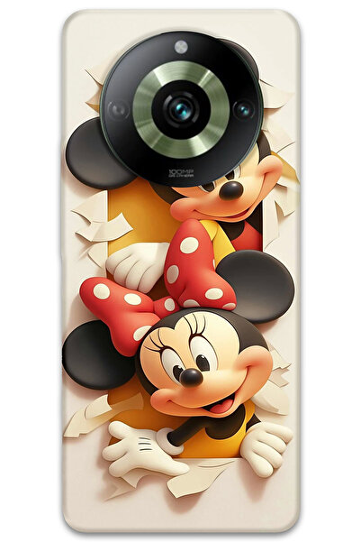 MRCİLETİSİM غطاء خلفي لهاتف Realme 11 Pro Plus بنمط HD مطبوع - ميكي 2