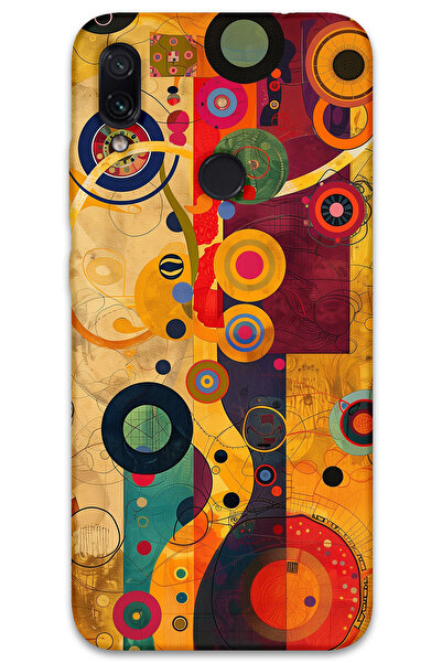 MRCİLETİSİM Xiaomi Redmi Note 7 Case Hd Pattern Printed Back Cover - Artistic
