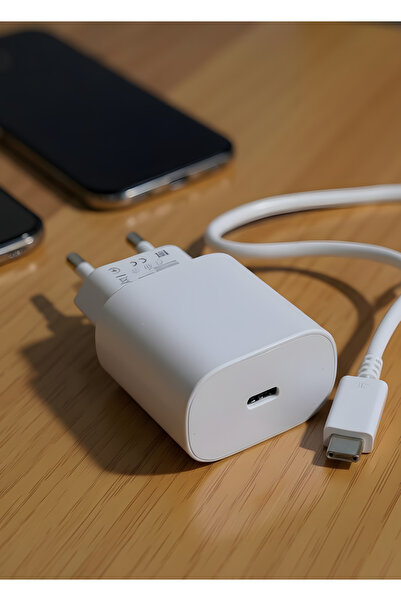 SURTECH Samsung A05 A05s A15 A23 A24 A25 A55 M35 Uyumlu 25w Süper Hızlı Type C Şarj Aleti