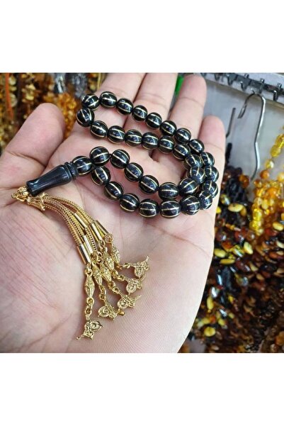 Genel Markalar ERZURUM YARMA İŞLEMELI OLTU TAŞİ TESBIH 925 AYAR GÜMÜŞ ALTIN Y...