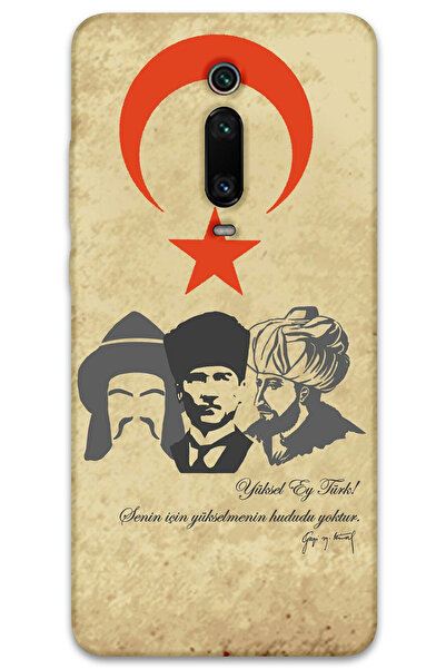 MRCİLETİSİM غطاء خلفي لهاتف Xiaomi Mi 9T بنمط HD مطبوع - يوكسل إي تورك