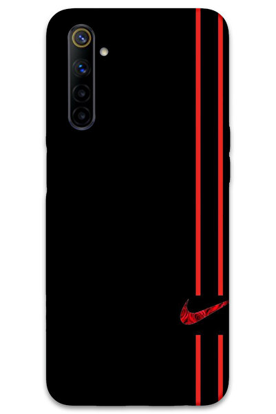 MRCİLETİSİM غطاء خلفي لهاتف Realme 6 بنمط HD مطبوع - Nke