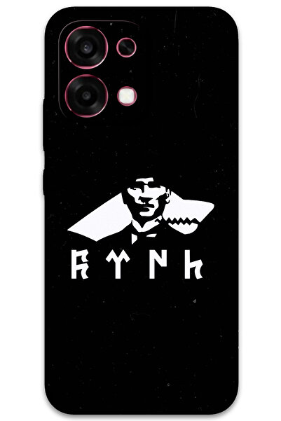 MRCİLETİSİM غطاء خلفي لهاتف اوبو A6 برو 4G بنمط HD مطبوع - أتاتورك وولف