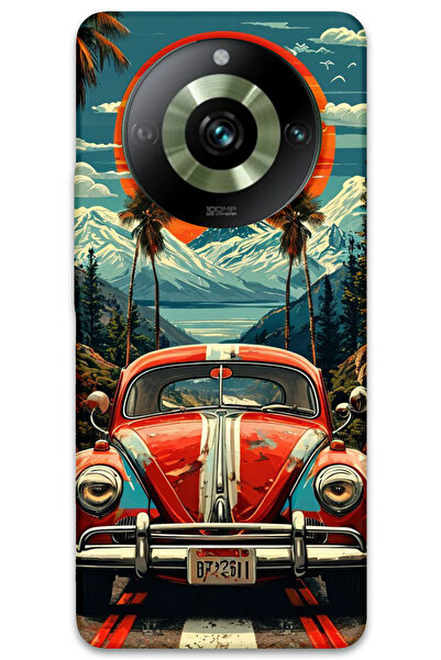 MRCİLETİSİM غطاء خلفي لهاتف Realme 11 Pro Plus بنمط HD مطبوع - Vosvos Ay