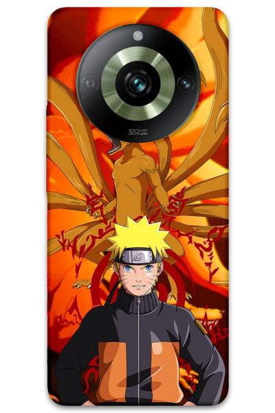 MRCİLETİSİM غطاء خلفي لهاتف Realme 11 Pro Plus بنمط HD مطبوع - ناروتو