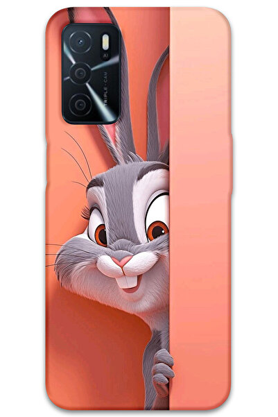 MRCİLETİSİM غطاء خلفي لهاتف اوبو A55 بنمط HD مطبوع - BugsBunny 2