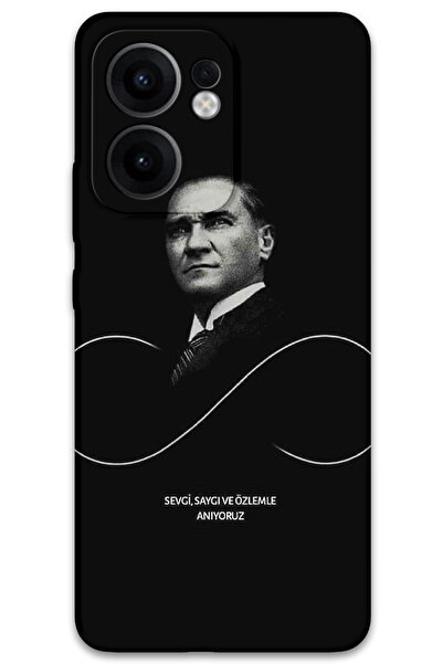 MRCİLETİSİM غطاء خلفي لهاتف اوبو رينو 13F 5G بنمط HD مطبوع - أتاتورك إنفينيتي