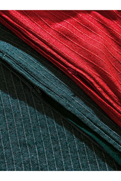 LC Waikiki Λαμπερές επιλογές από το Shining Store | Κάλυμμα μαξιλαριού με κέντημα ρίγες 45x45 εκ.