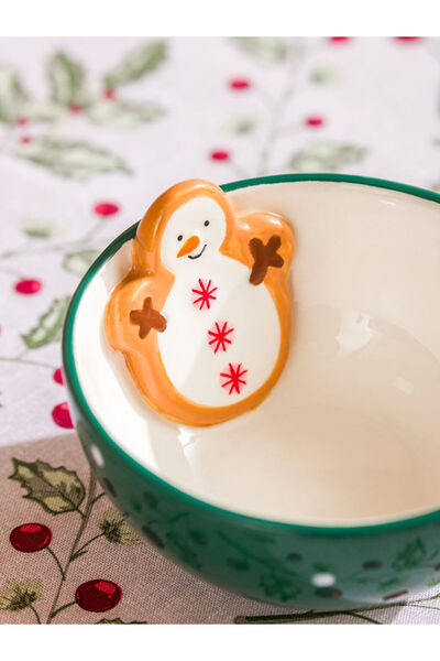 LC Waikiki Sparkling Choices from Shining Store |   Christmas Themed Ceramic Bowl 11 cm