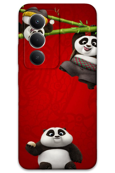 MRCİLETİSİM غطاء خلفي لهاتف Xiaomi Redmi 15 5G بنمط HD مطبوع - باندا