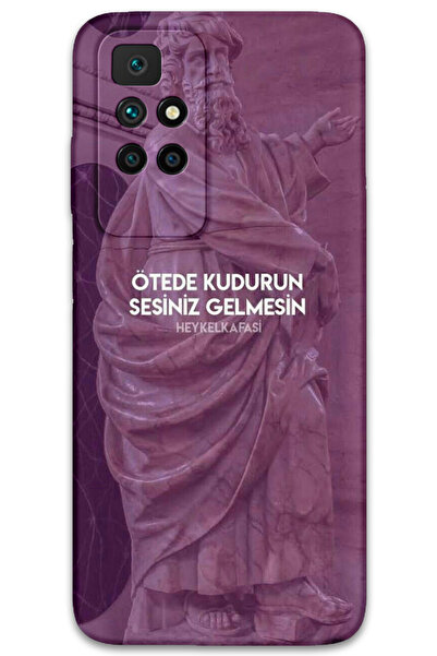 MRCİLETİSİM غطاء خلفي لهاتف Xiaomi Redmi 10 بنمط HD مطبوع - أنت أنتي في الخارج