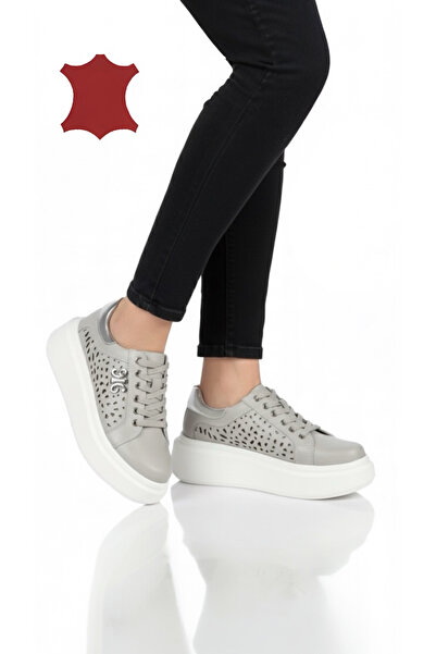 ANGEL BLUE Women's casual shoes made of natural leather with perforated pattern - 4 colors available