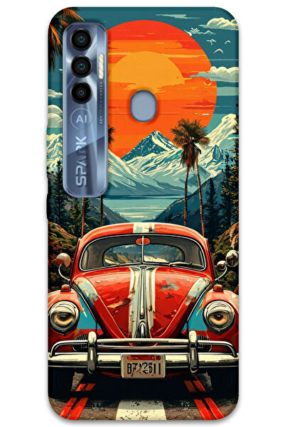 MRCİLETİSİM غطاء خلفي لهاتف تكنو سبارك 7 برو بنمط HD مطبوع - فوسفوس آي